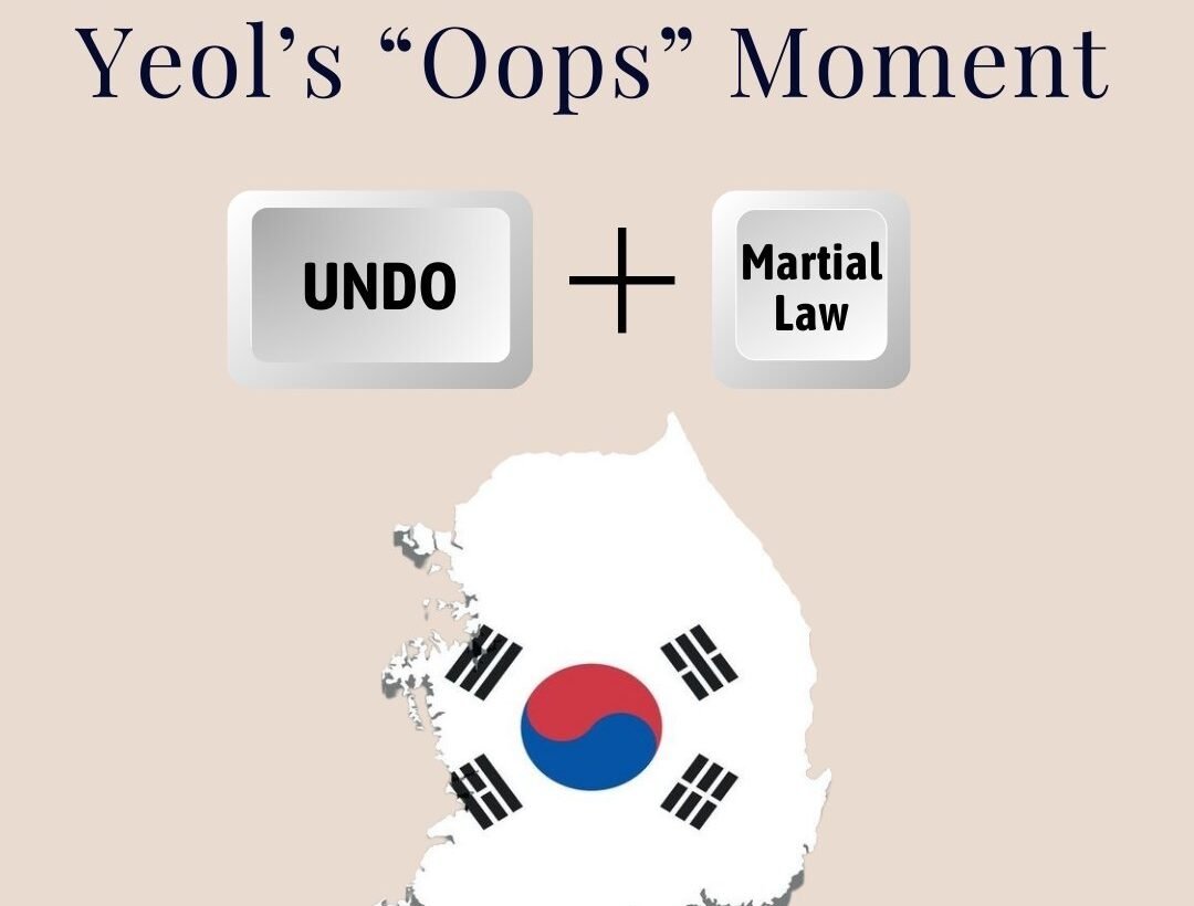 South Korea Hit Pause: Yoon Suk Yeol’s Martial Law "Oopsie"