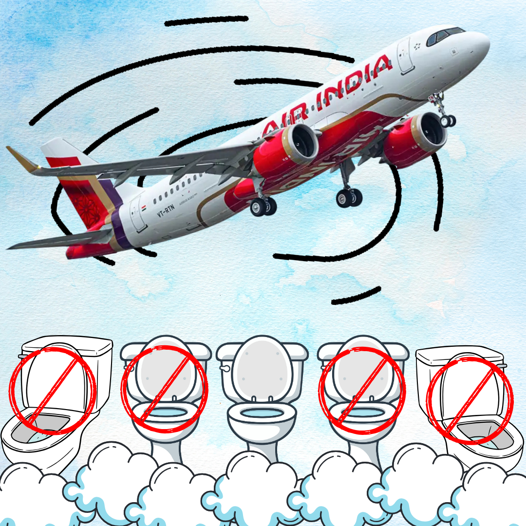 Air India’s Toilet Troubles: A Nation’s Entitlement, Mid-Air ✈️